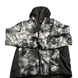 The North Face Black and Gray Windbreaker Jacket Size Large